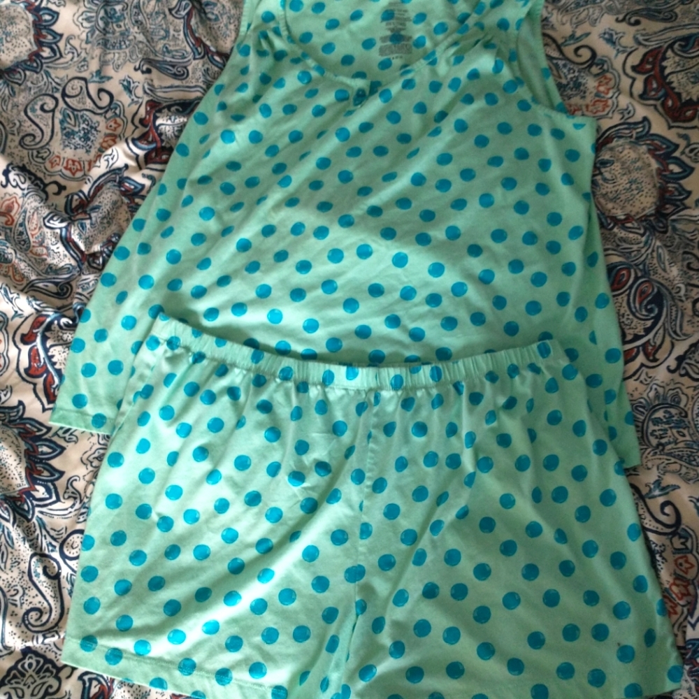 POLKA DOT PLUS SIZE PAJAMAS